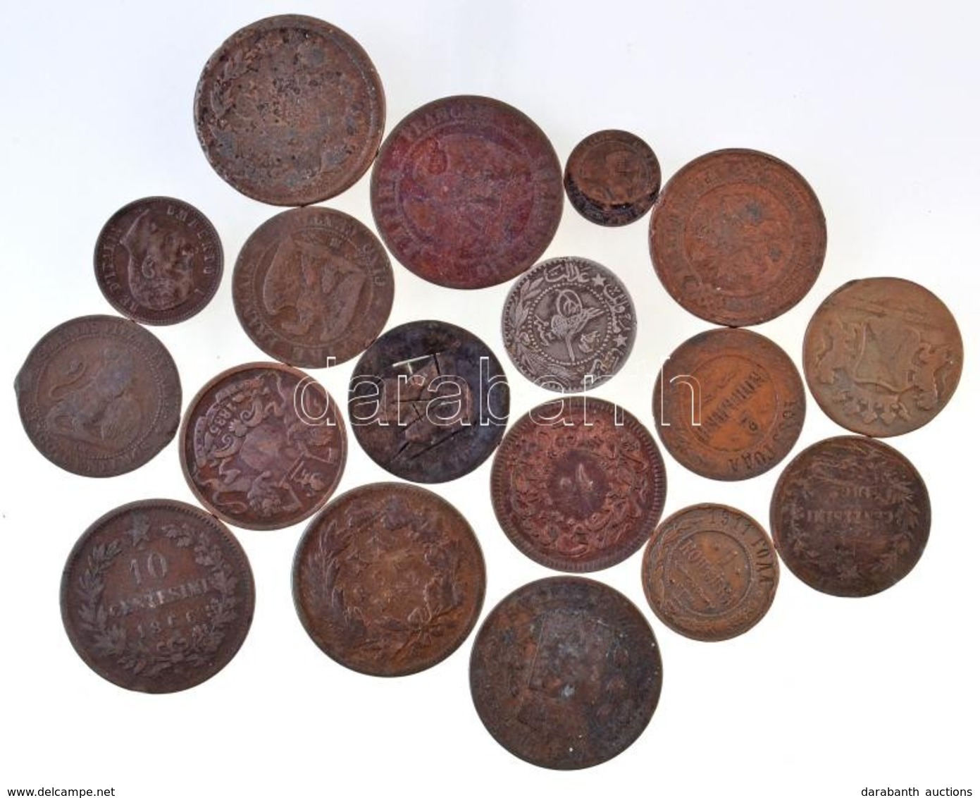 Vegyes Fémpénz Tétel A 18-19. Századból (18xklf) T:2-3-
Mixed Coin Lot From The 18th-19th Centuries (18xdiff) C:XF-VG - Non Classés