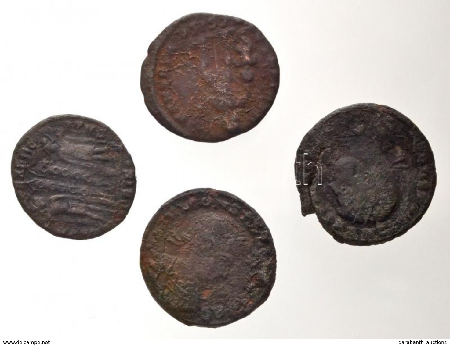 Római Birodalom 4db-os Vegyes Rézpénz Tétel A Kr. U. IV. Századból T:3
Roman Empire 4pcs Of Various Copper Coins From Th - Non Classés