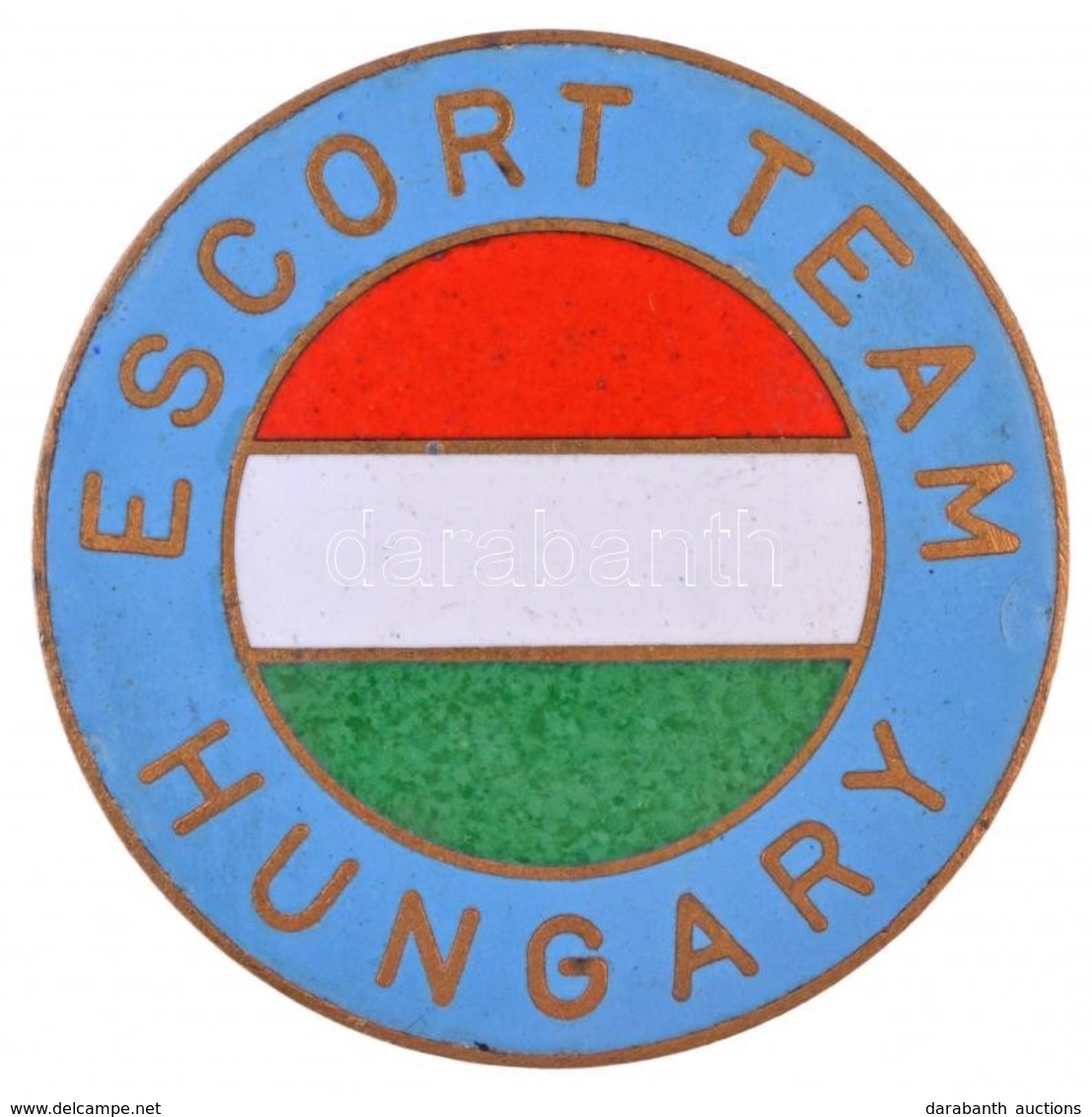 DN 'Escort Team Hungary' Zománcozott Fém Jelvény (45mm) T:2 - Non Classés