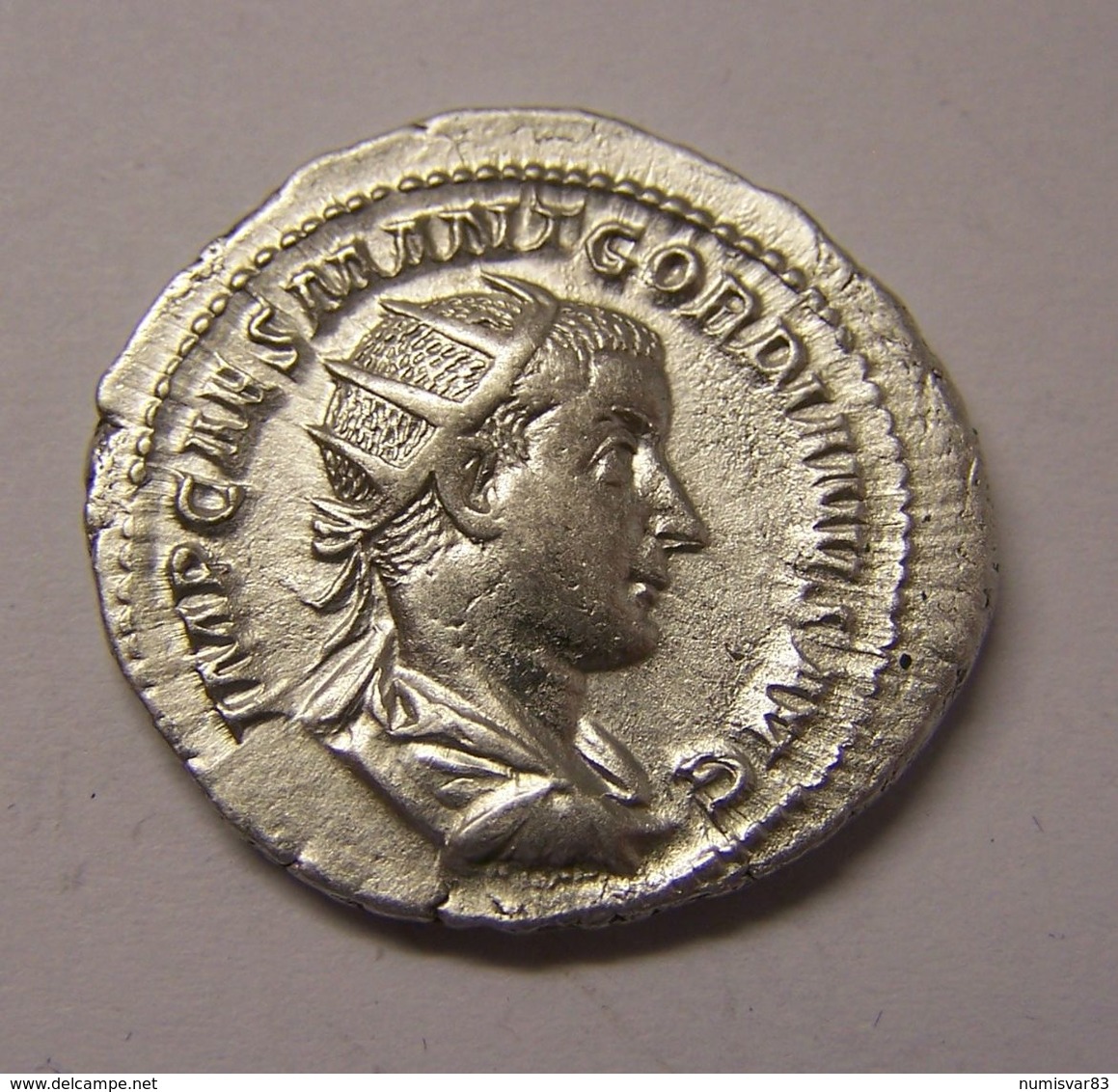 GORDIEN III Marcus Antonius / PAX AUGUSTI (+238 Ap JC) Denier / Billon R1 - L'Anarchie Militaire (235 à 284)