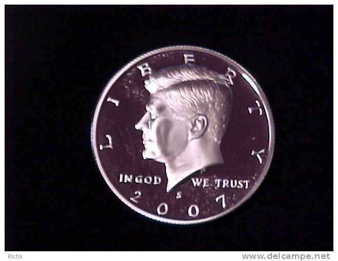 2007-S Proof Kennedy Half Dollar - 1964-…: Kennedy