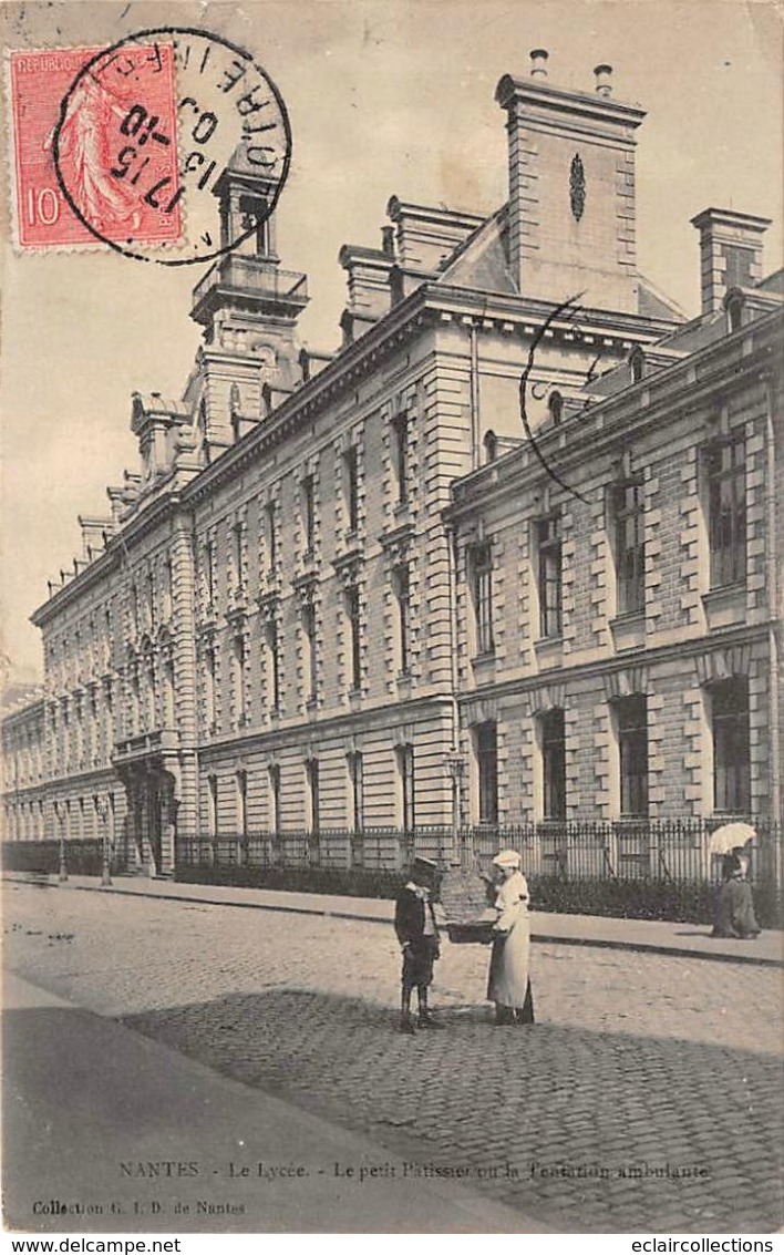 Métier:     Boulanger. Pâtisserie.    Nantes 44. Petit Pâtissier Ambulant      (voir Scan) - Sonstige & Ohne Zuordnung