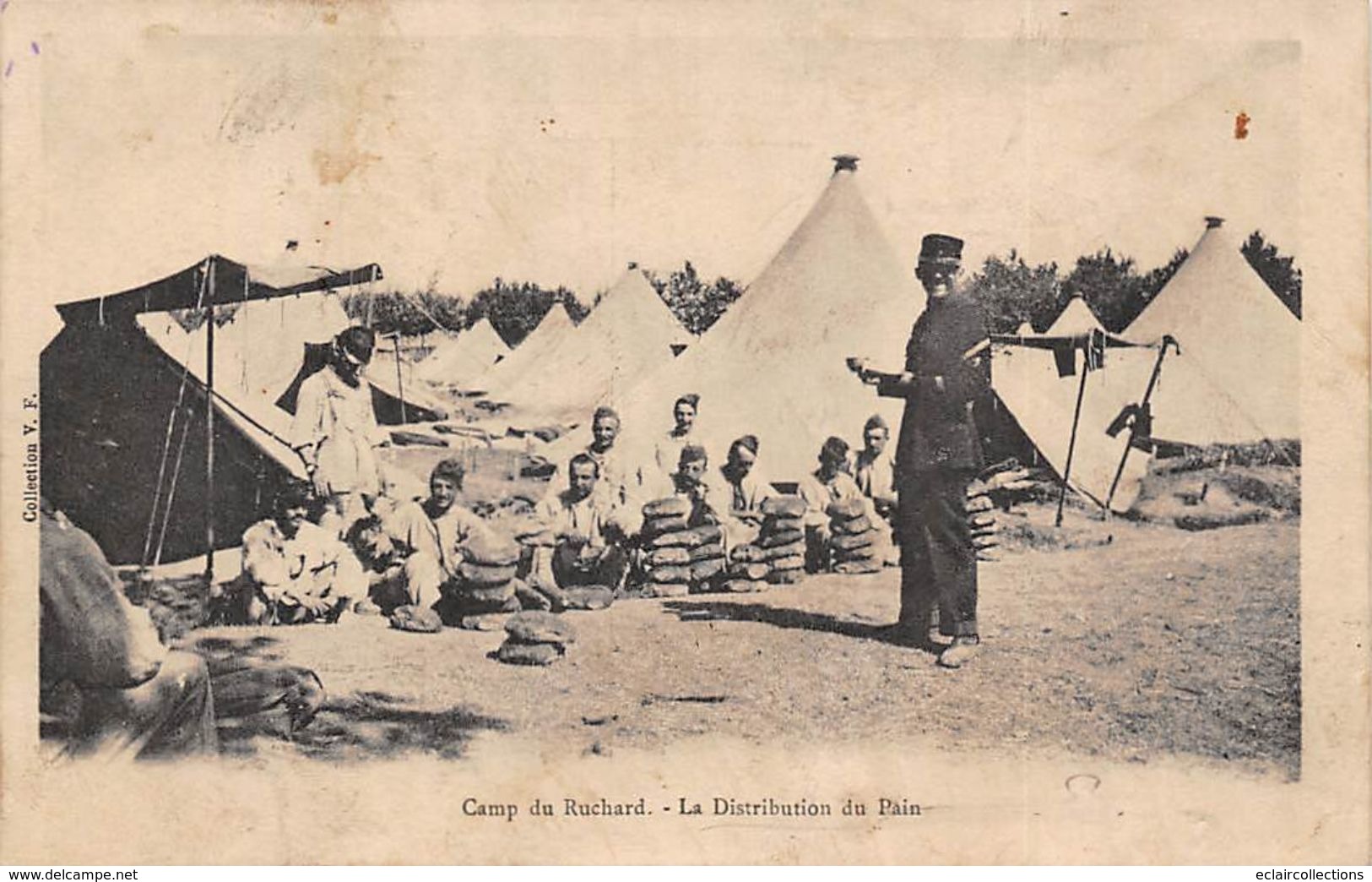 Métier:      Boulanger. Pâtisserie.   Camp Du Ruchard    37   Distribution Du Pain    (pli Voir Scan) - Sonstige & Ohne Zuordnung