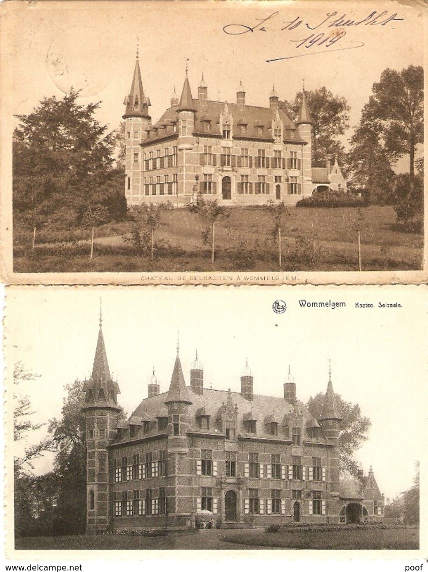 Wommelghem / Wommelgem : Kasteel Selzaete --- 2 Cp --- 2 Kaarten - Wommelgem