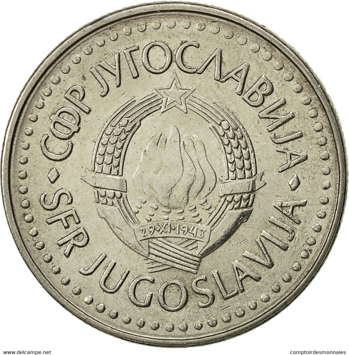 Yougoslavie, 50 Dinara, 1987, TTB, Copper-Nickel-Zinc, KM:113 - Joegoslavië