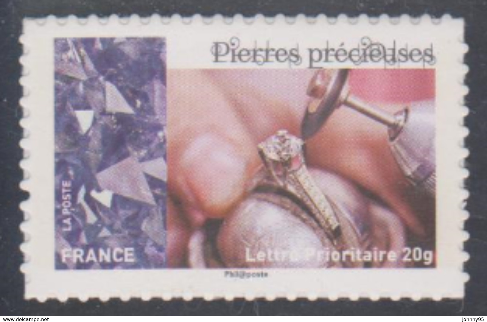 Année 2015 - N° 1081A - L'art Et La Matière, Les Métiers De L'artisanat En France : Pierres Précieuses - Lettre 20 G. - Autres & Non Classés