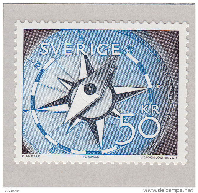 Sweden 2013 MNH 50k Compass - Unused Stamps