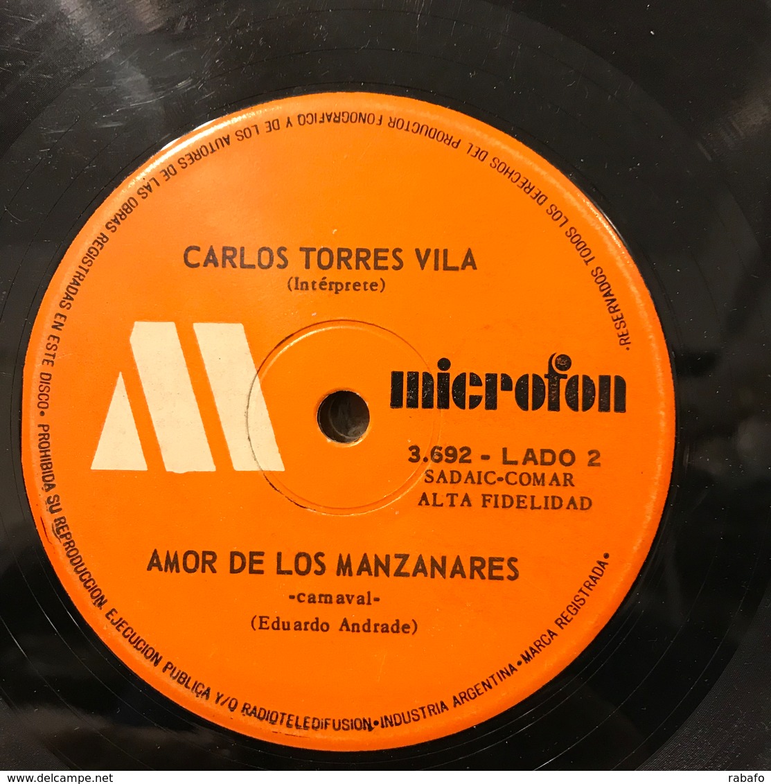 Tres Sencillos Argentinos De Carlos Torres Vila - World Music