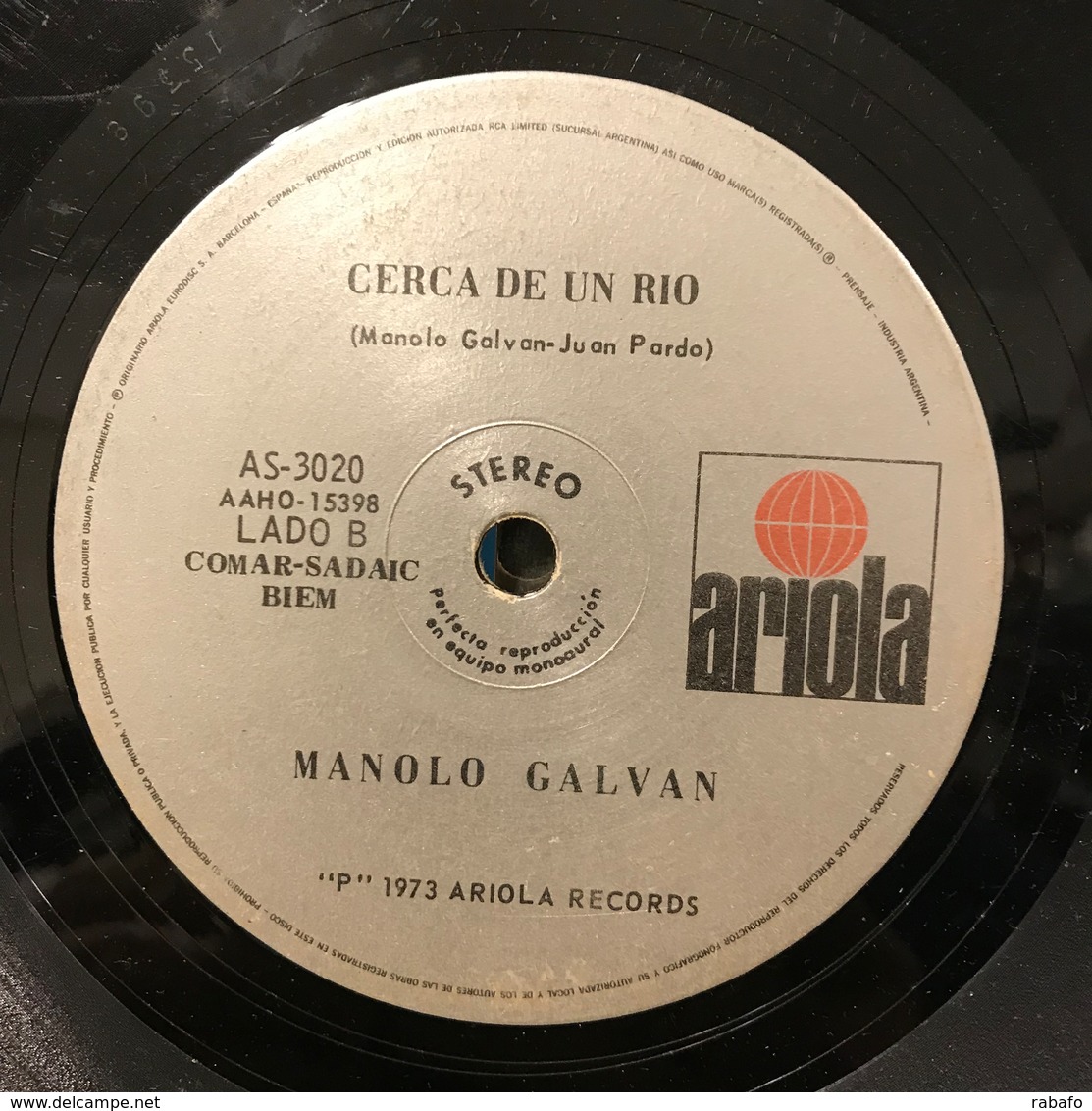 Dos Sencillos Argentinos De Manolo Galván - Other - Spanish Music