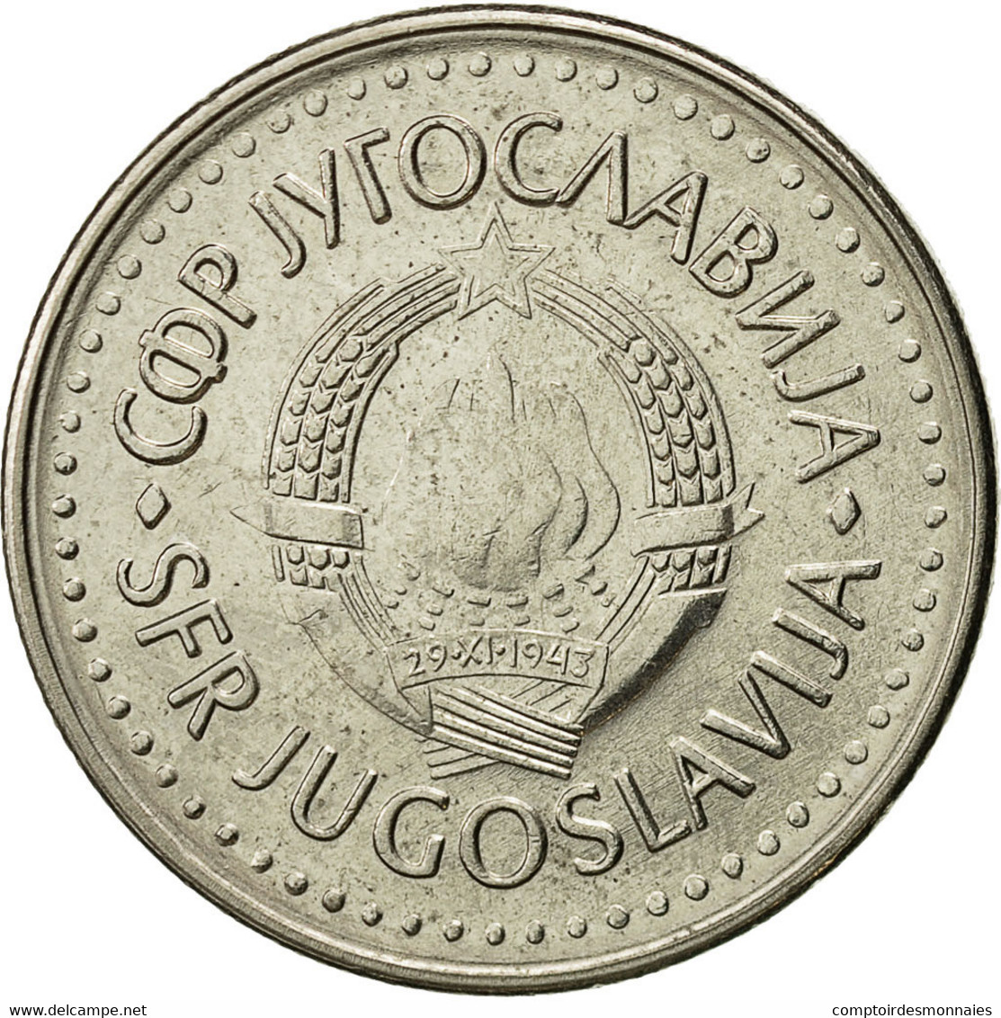 Yougoslavie, 50 Dinara, 1987, TTB+, Copper-Nickel-Zinc, KM:113 - Jugoslavia