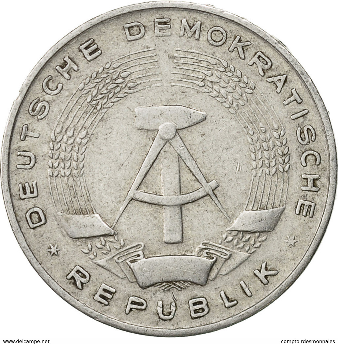 GERMAN-DEMOCRATIC REPUBLIC, Mark, 1962, Berlin, TB+, Aluminium, KM:13 - 1 Mark