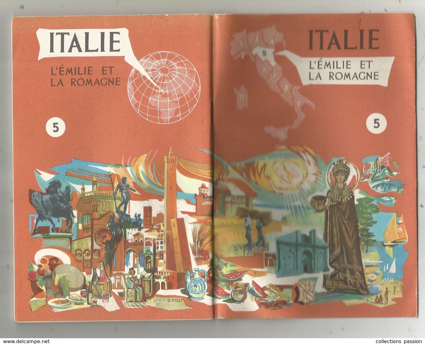 Régionalisme, Italie, L'EMILIE Et La ROMAGNE , N°5,64 Pages, 5 Scans , Frais Fr :2.85 E - Non Classificati