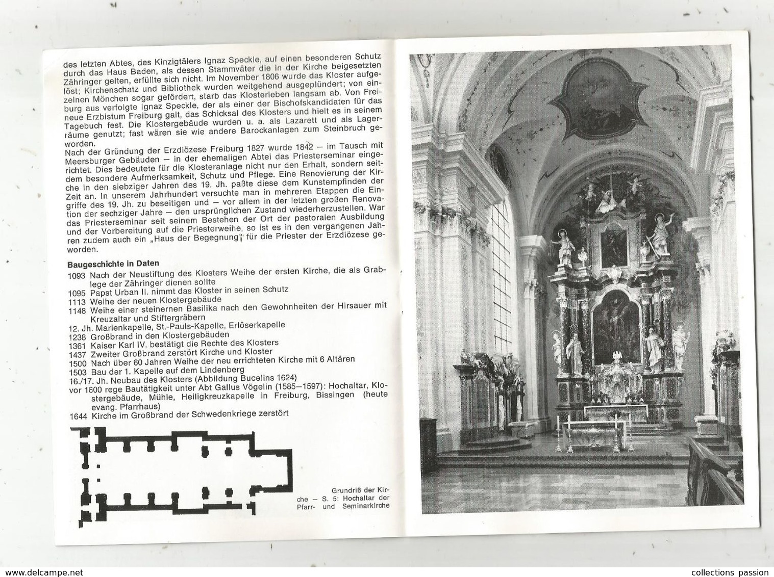 Régionalisme, Allemagne ,St. Peter / Schwarzwald , Bade Wurtemberg , 15 Pages, 1952 , 3 Scans , Frais Fr :1.75 E - Other & Unclassified