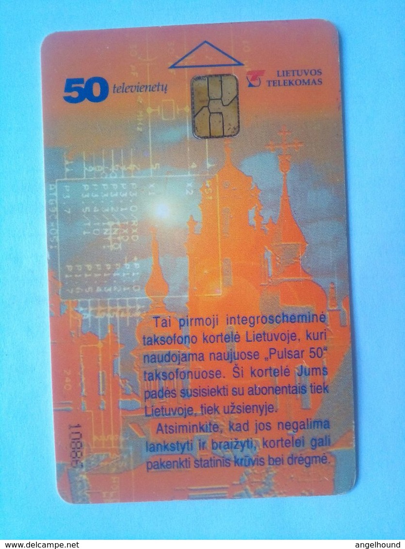 50 Units Chip Card, Payphone - Lituanie