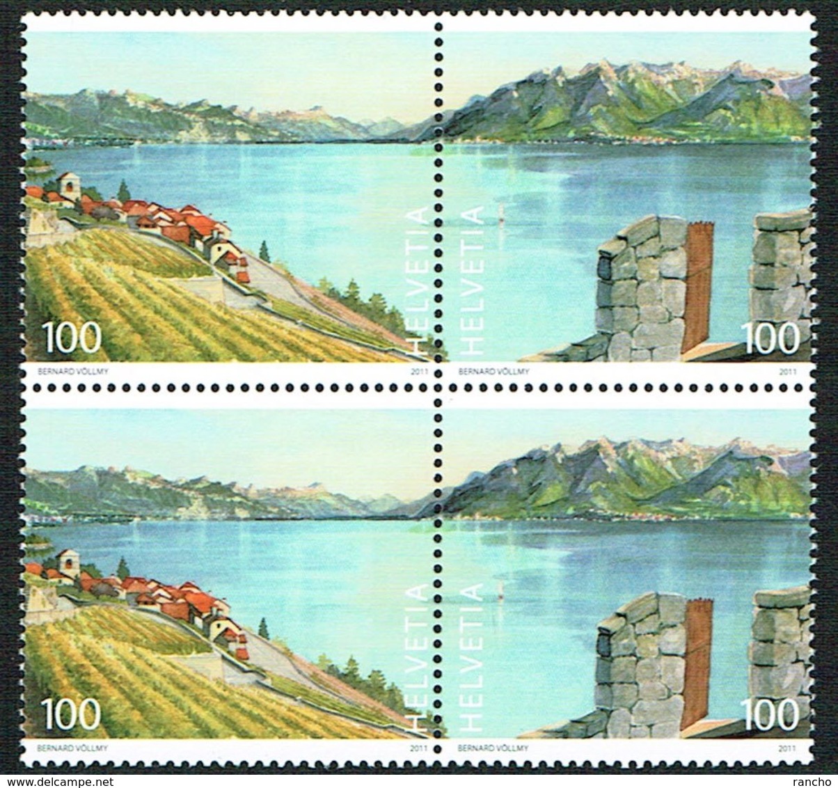 **LA SERIE BLOCS DE 4 NEUFS 2011 C/DES TIMBRES SUISSES Nr:1397I/1398I. Y&TELLIER Nr:2136/2138. MICHEL Nr:2221/2223.** - Se-Tenant