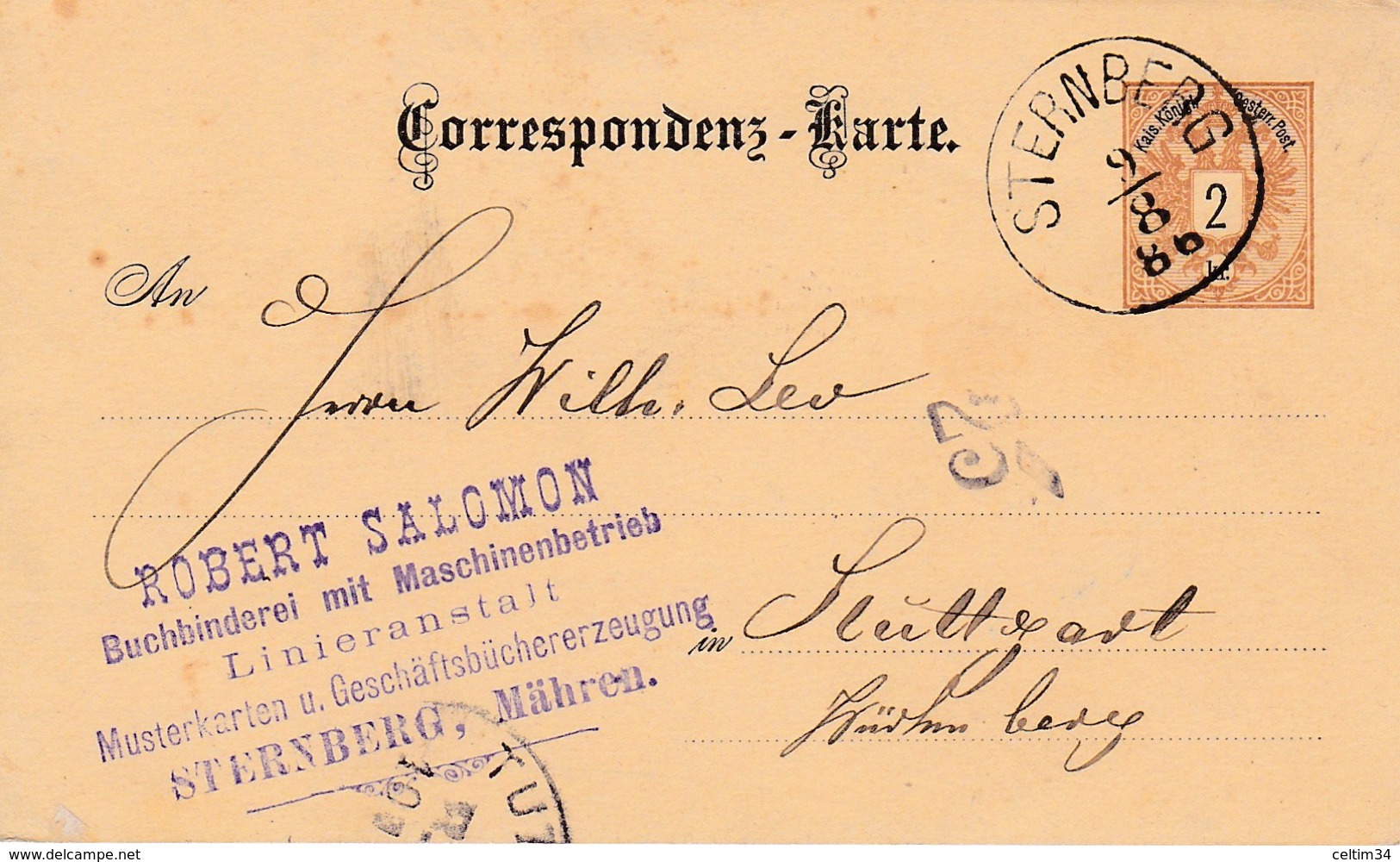 STERNBERG   --  1886 - Sternberg