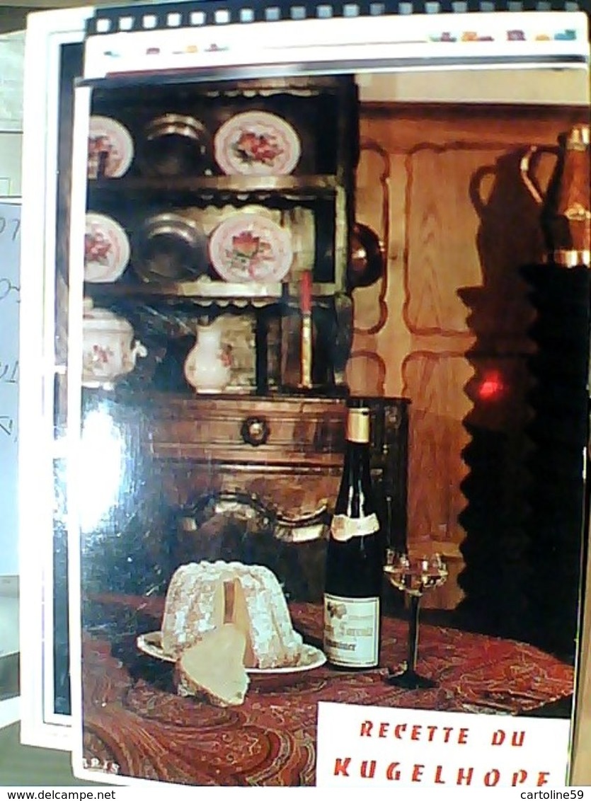 Cuisine Alsacienne - Kugelhope - Gateau Traditionnel BOTTIGLIA VINO  VB1985 GO21833 - Recipes (cooking)