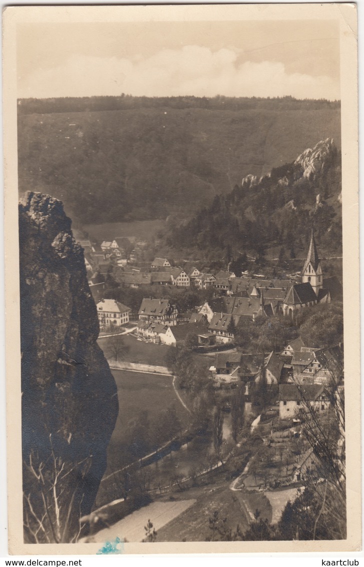 Kloster Blaubeuren Mit Wilhelmsfelsen  - (1951) - Blaubeuren