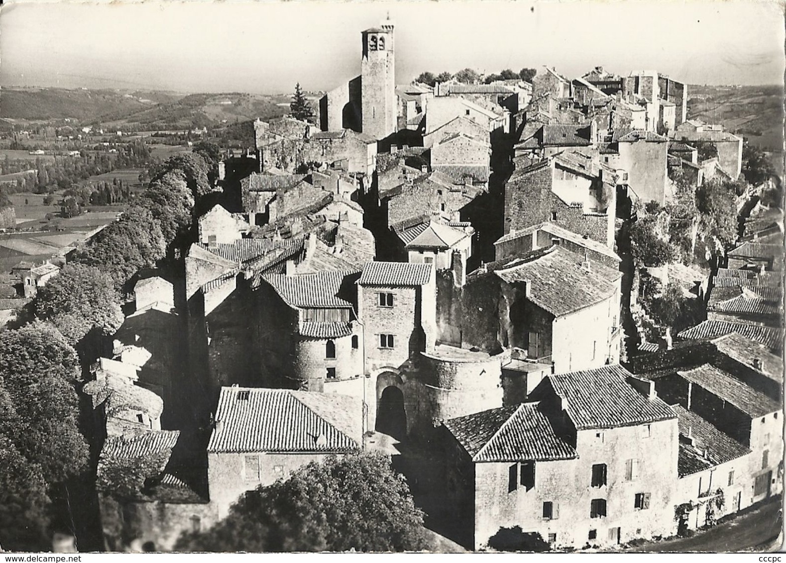 CPSM Cordes Vue Aérienne - Cordes