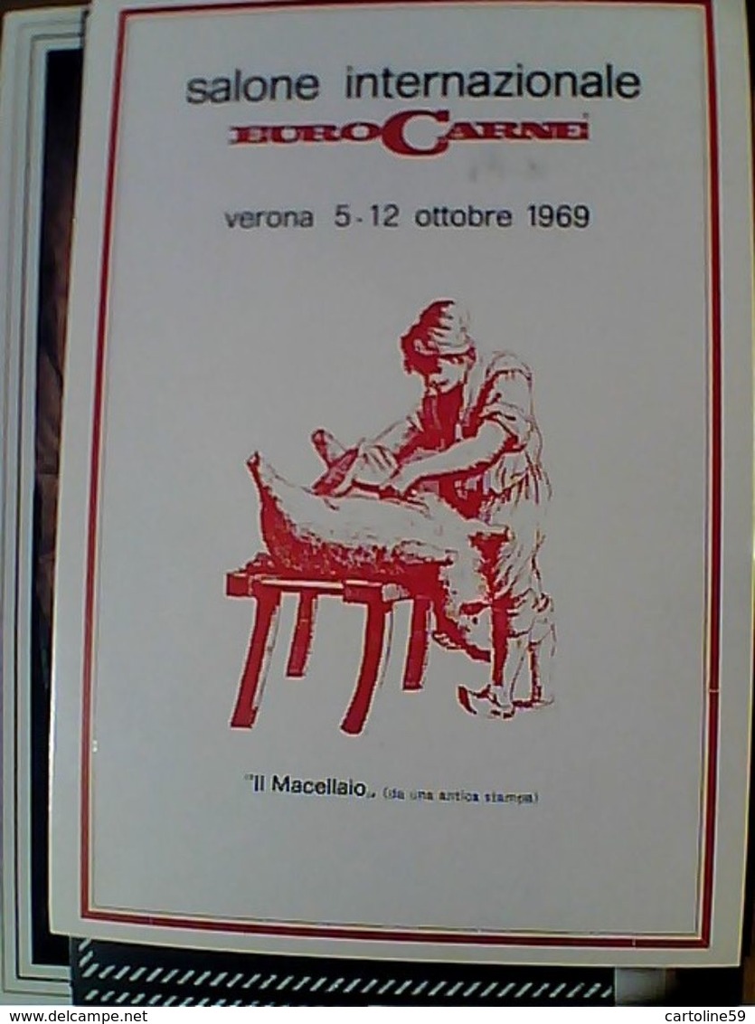 EURO CARNE EUROCARNE VERONA FIERA IL MACELLAIO  FILATELICA   N1969 GO21836 - Fiere