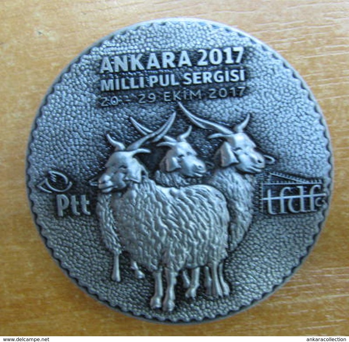 AC - NATIONAL STAMP EXHIBITION ANKARA 2017 - 20 - 29 OCTOBER 2017 ANKARA GOAT MEDALLION - Royal/Of Nobility