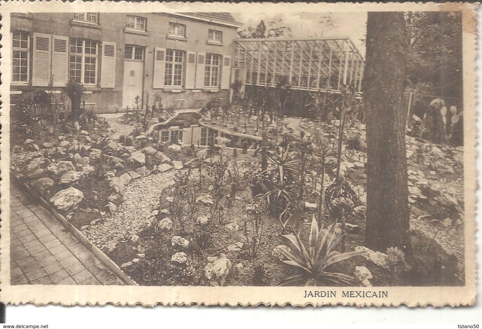 MEIRELBEKE,JARDIN MEXICAIN.viaggiata -NO-1930.fP.4839 - Merelbeke