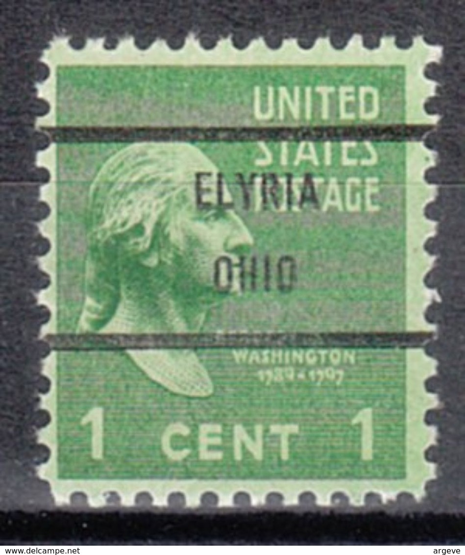 USA Precancel Vorausentwertung Preo, Bureau Ohio, Elyria 804-71 - Precancels