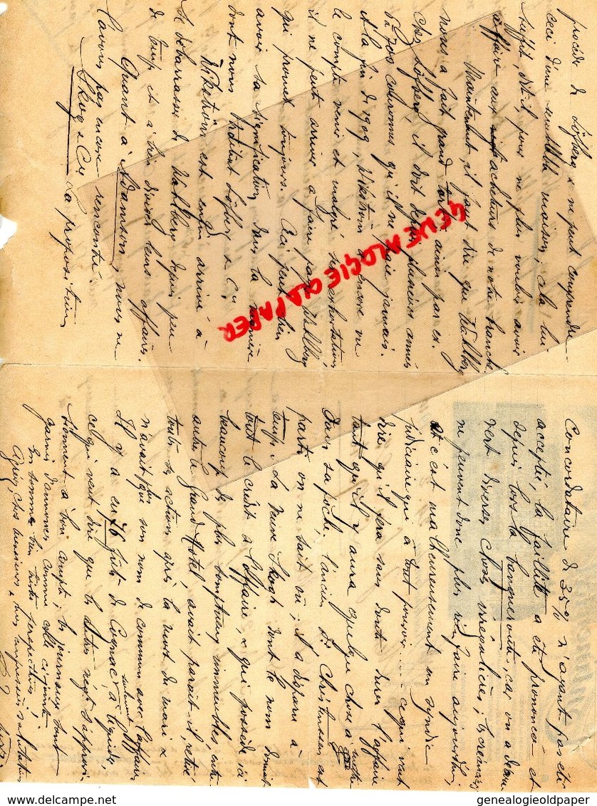 SUEDE-SWEDEN- STOCKHOLM- RARE LETTRE MANUSCRITE HOTEL CONTINENTAL- 1910 A J. SORIN  LE MORTIER - Andere & Zonder Classificatie