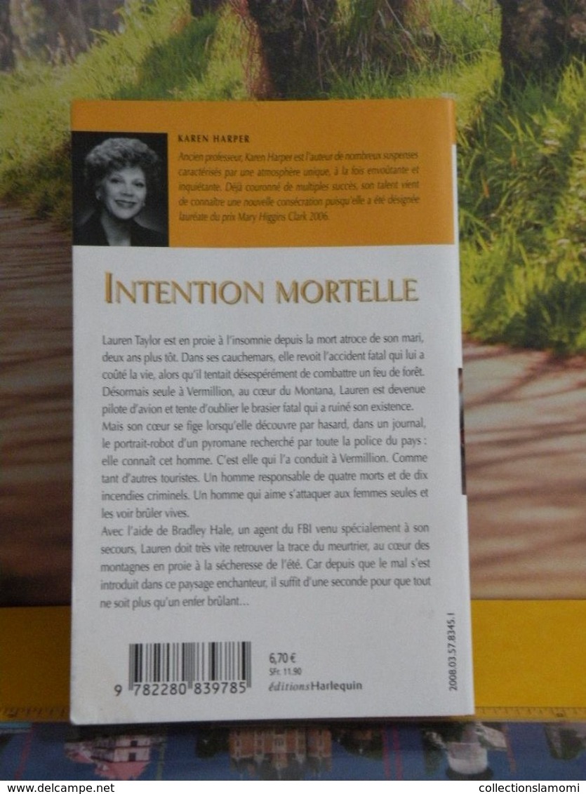 Best Sellers > Intention Mortelle > Karen Harper < 2008 > 373 Pages - Roman Noir