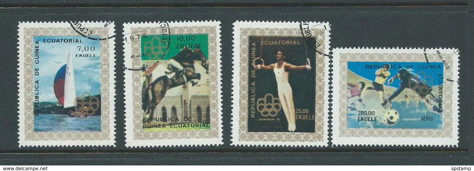 Equatorial Guinea 1976 Montreal Summer Olympics Set 4 FU - Summer 1976: Montreal