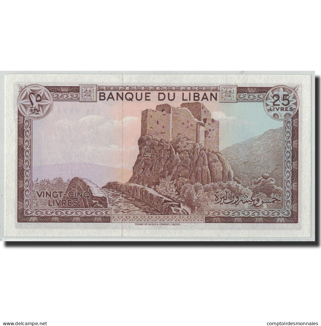 Billet, Lebanon, 25 Livres, 1983, KM:64c, NEUF - Liban