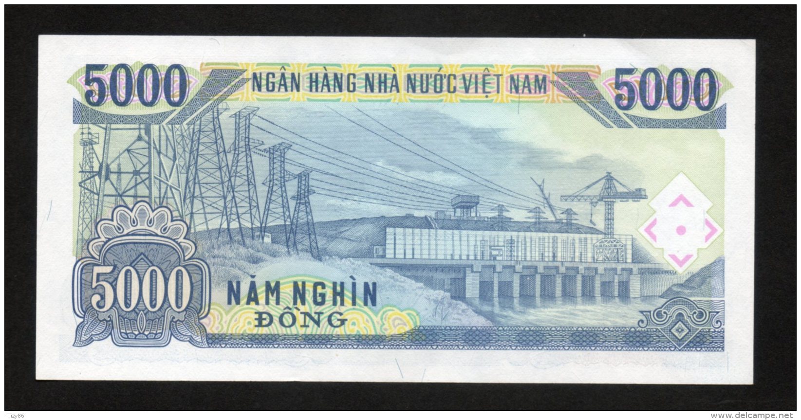 Banconota  Vietnam 5000 Nam Nghi 1991 - Vietnam