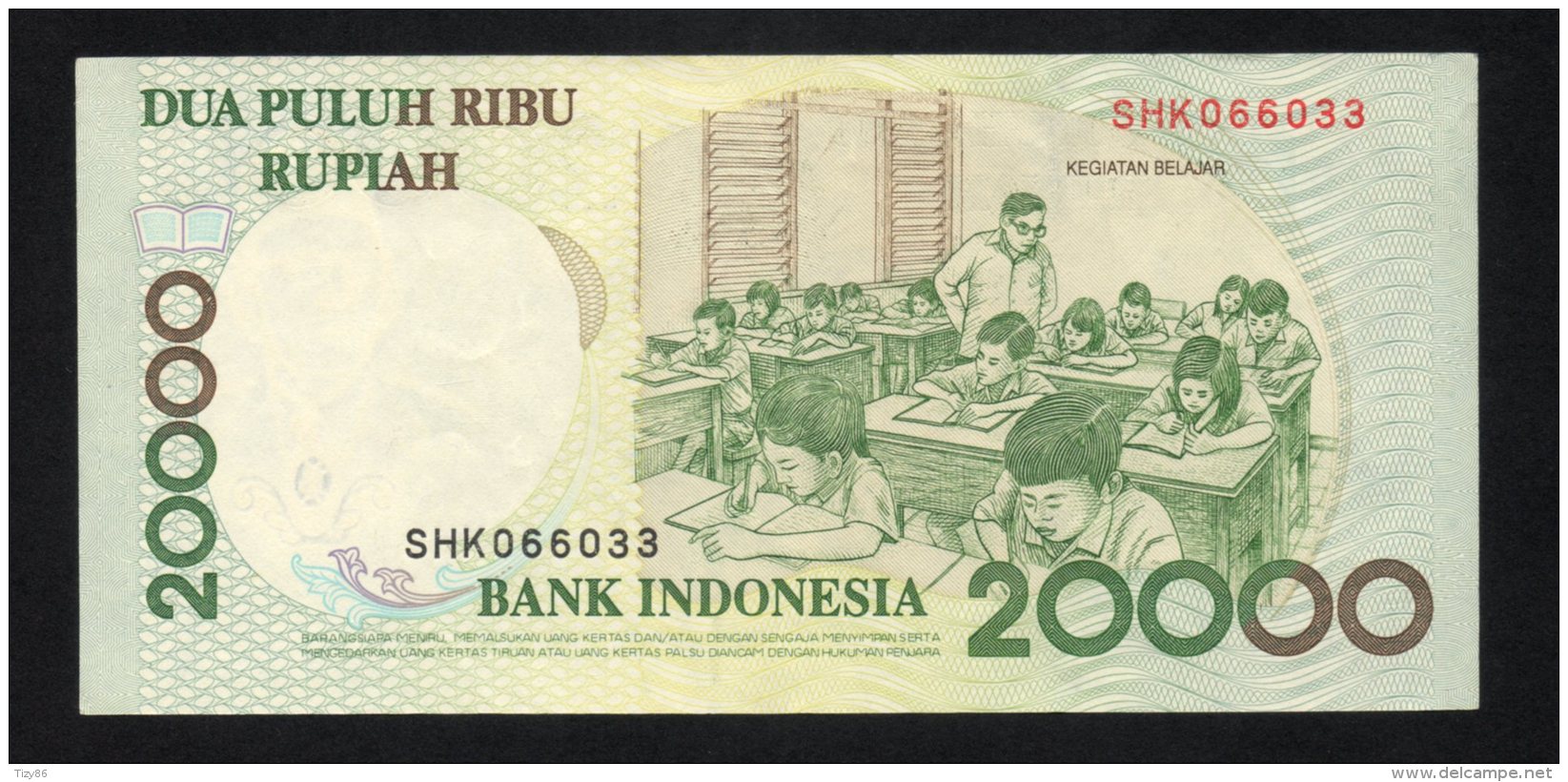 Banconota  Indonesia 20000 Rupie 1998 - Indonesia