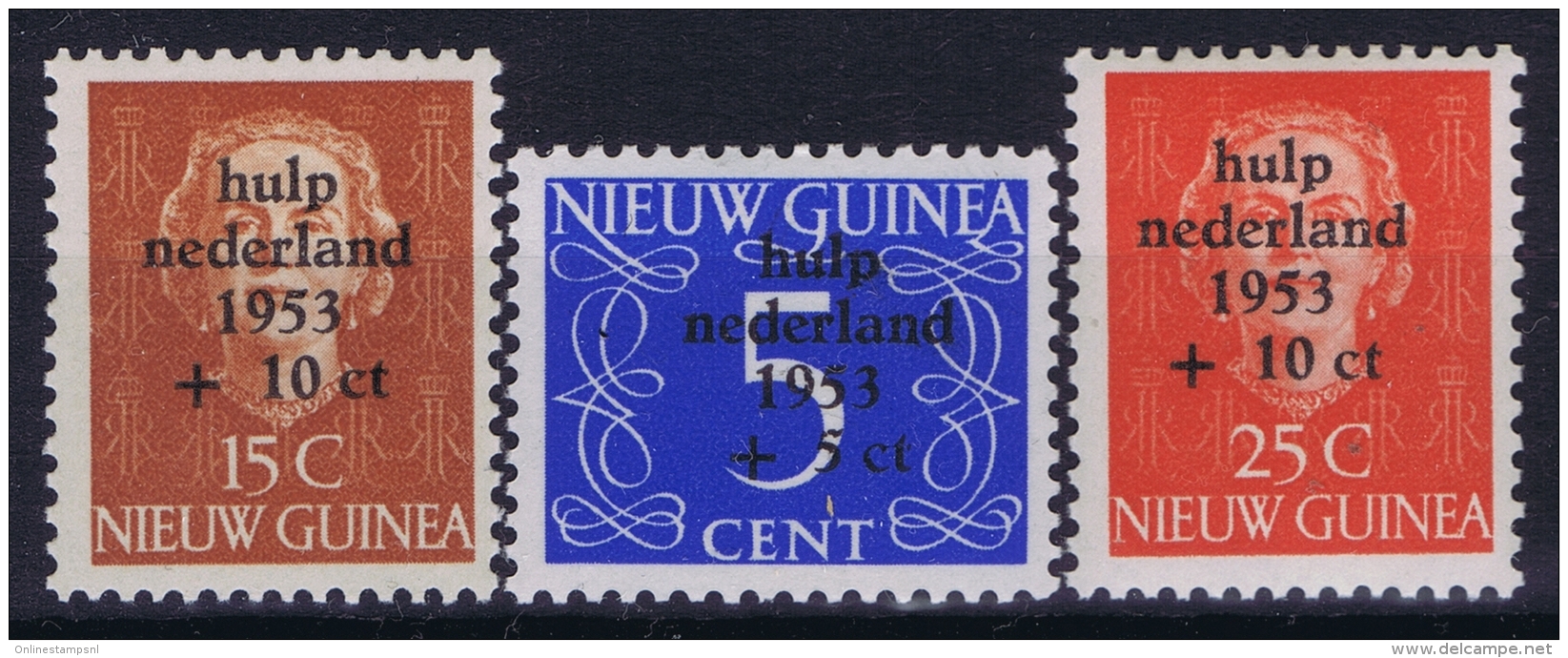 Netherlands New Guinea : NVPH Nr 22 - 24 Postfrisch/neuf Sans Charniere /MNH/**  1953 - Niederländisch-Neuguinea