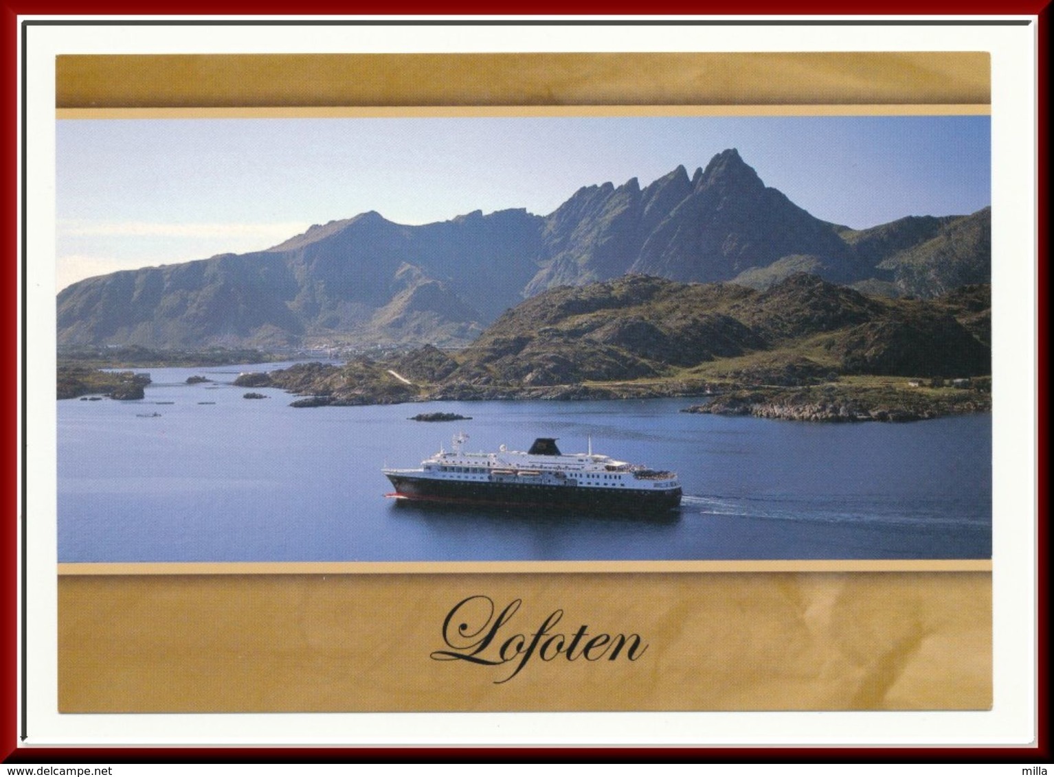 ★★ HURTIGRUTEN I  LOFOTEN ★★ FERRY BOAT In LOFOTEN. NORTH NORWAY ★★ - Norwegen