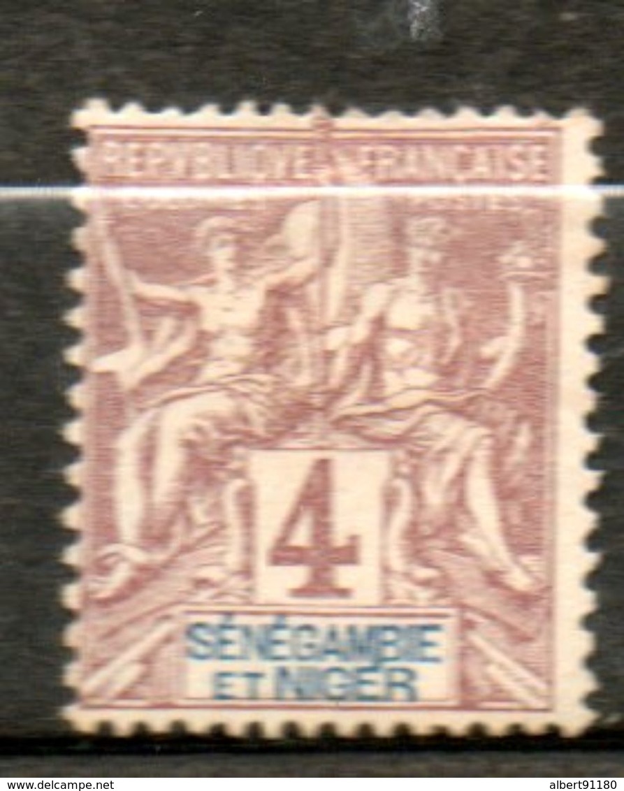 SENEGAMBIE - NIGER  4c Lilas Brun 1903 N°3 - Nuevos