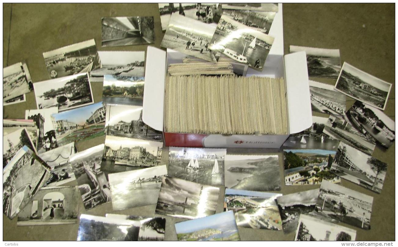 LOT D'environ 1000 Cartes Postales  ( 35 Cm )semi Modernes (petit Format Années 50) De France - 500 Postales Min.