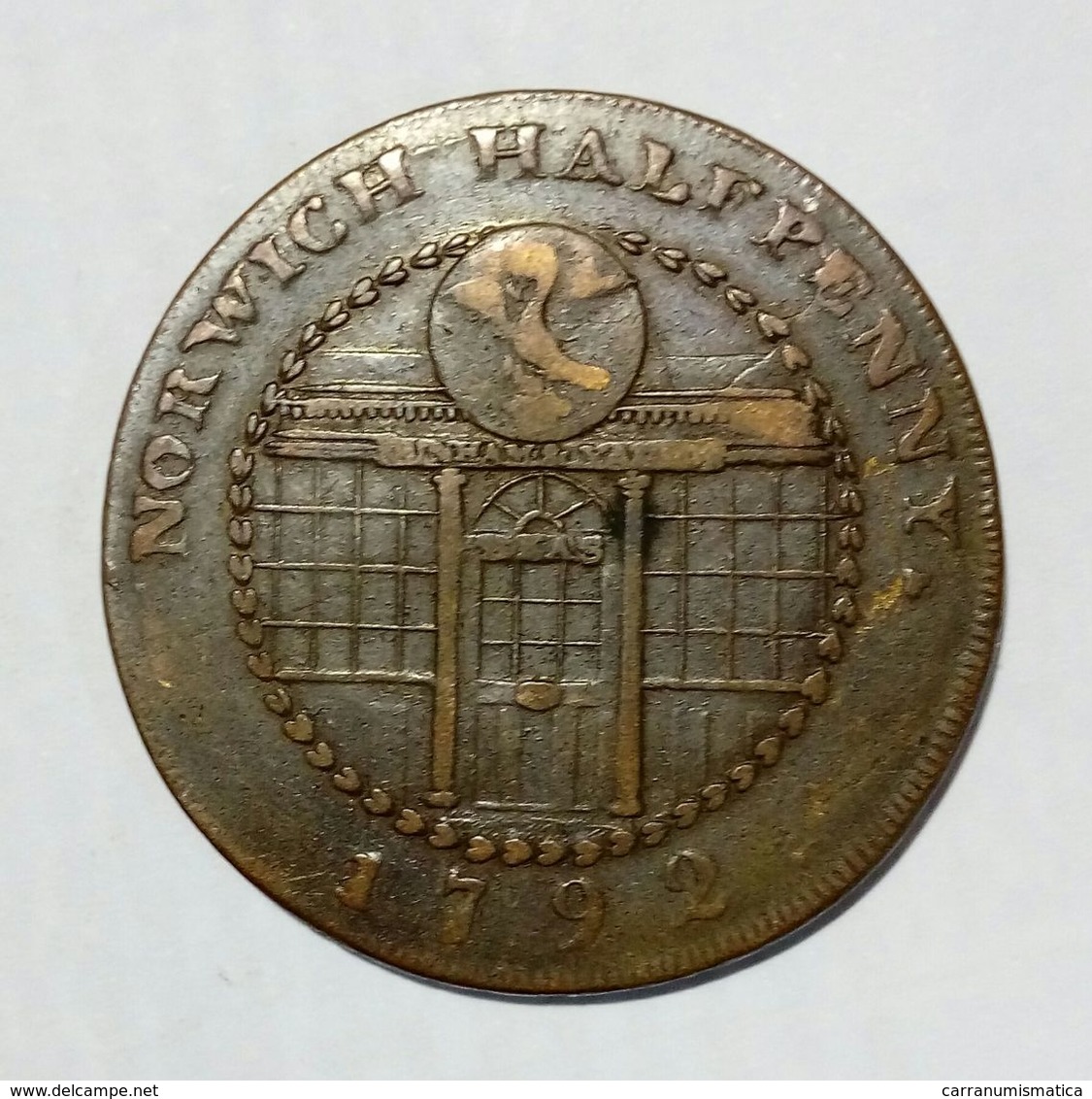 NORWICH - HALF Penny Token ( 1792 ) / Copper - Monetari/ Di Necessità