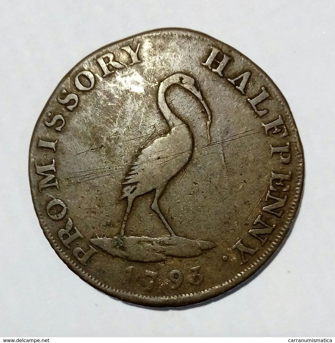 PETERSFIELD - HALF Penny Token ( 1793 ) / Copper - Monétaires/De Nécessité