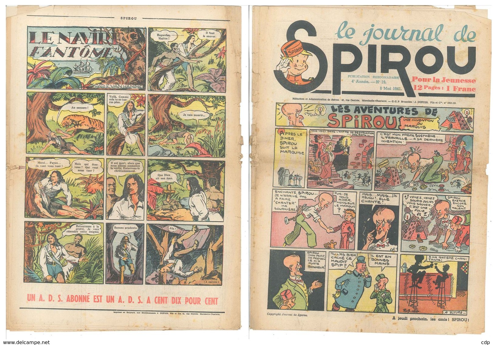 Le Journal De Spirou  1941 - Spirou Magazine