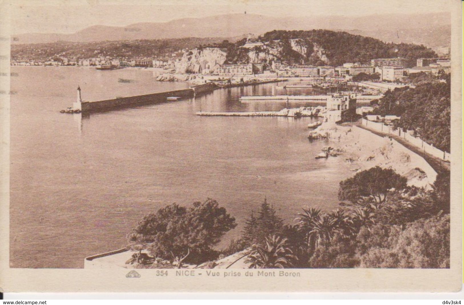 1931 France 06 Alpes Maritimes Nice Carte Postale Flamme 'Expo Coloniale Internationale Paris 1931' - Mechanical Postmarks (Advertisement)