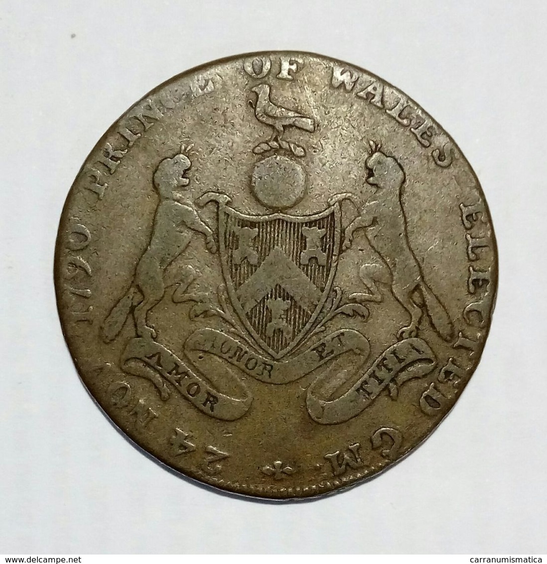 GREAT BRITAIN - HALF Penny Token ( 1795 ) Fred Duke Of York / Copper - Monétaires/De Nécessité