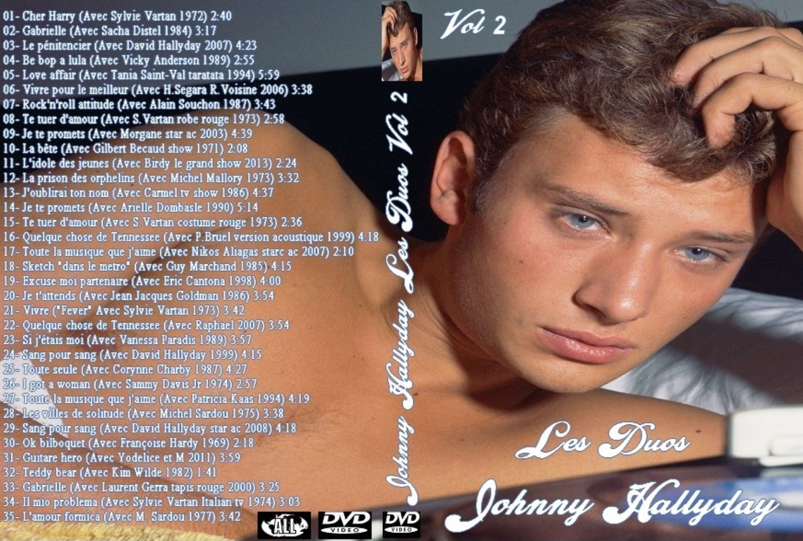 DVD JOHNNY HALLYDAY LES DUOS VOL 2 - Concert & Music