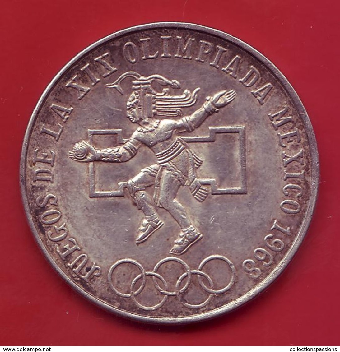 - MEXIQUE - 25 Pesos - 1968 - Argent - Jeux Olympiques De Mexico - - Mexico