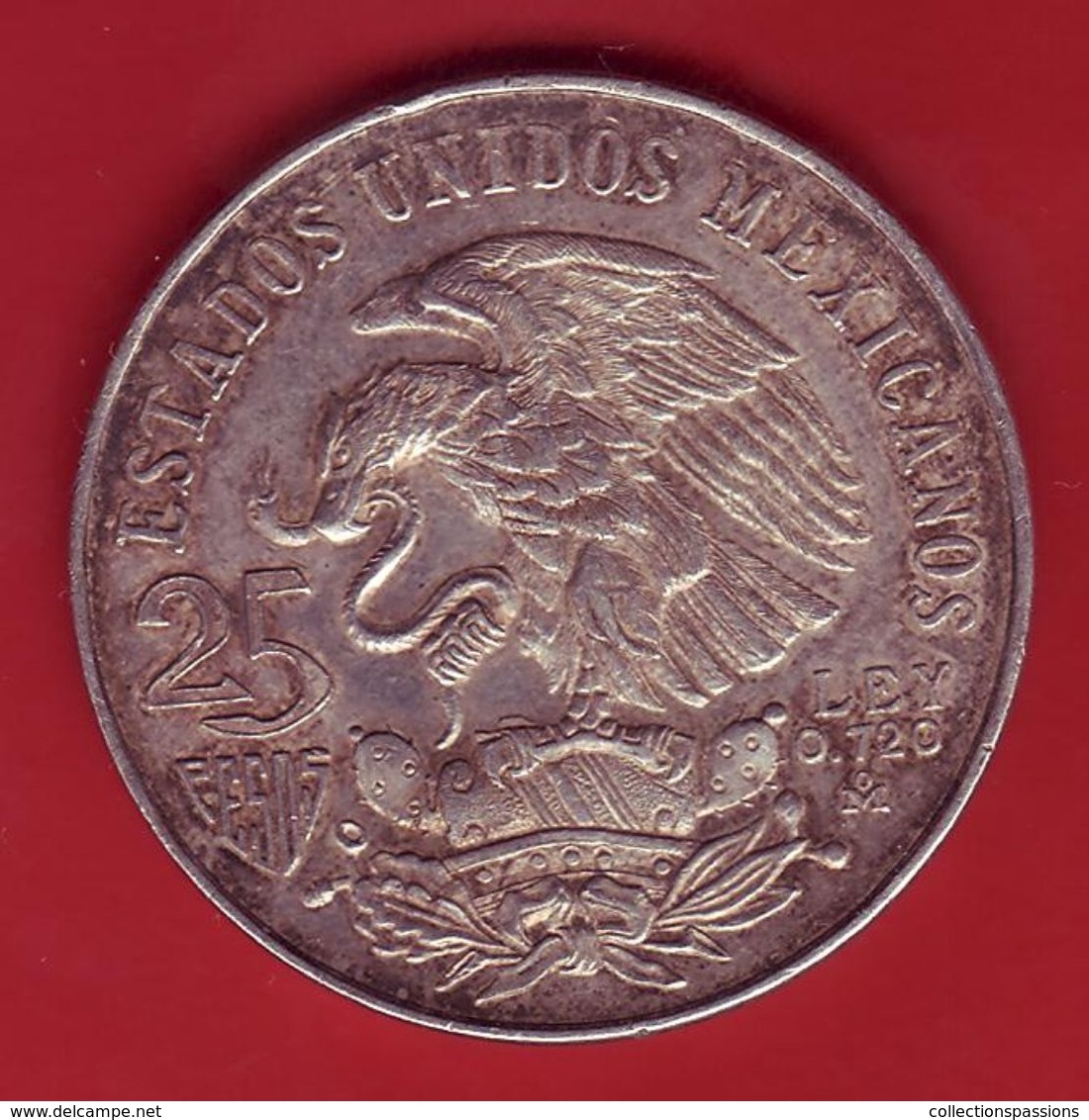 - MEXIQUE - 25 Pesos - 1968 - Argent - Jeux Olympiques De Mexico - - Mexico