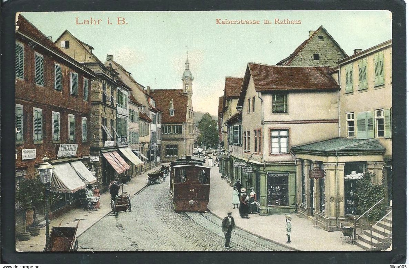 ALLEMAGNE  ...LAHR.... BADE- WURTEMBERG...ANIMEE..TRAMWAY...C2540 - Lahr