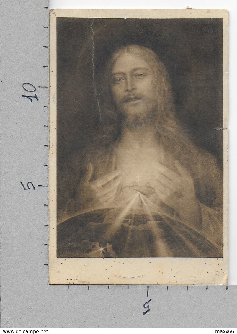 CARTOLINA VG JUGOSLAVIA - IL SACRO CUORE DI GESU - E. Pacchioni - 9 X 14 - ANN. 1928 BELGRADO - CAMAIORE - Gesù