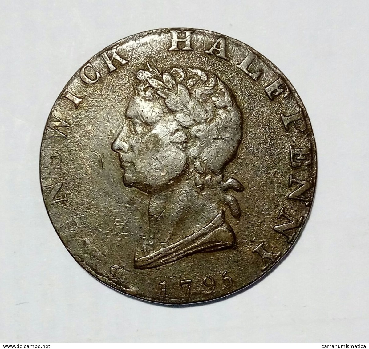 GREAT BRITAIN - BRUNSWICK - HALF Penny Token ( 1794 ) / Copper - Notgeld