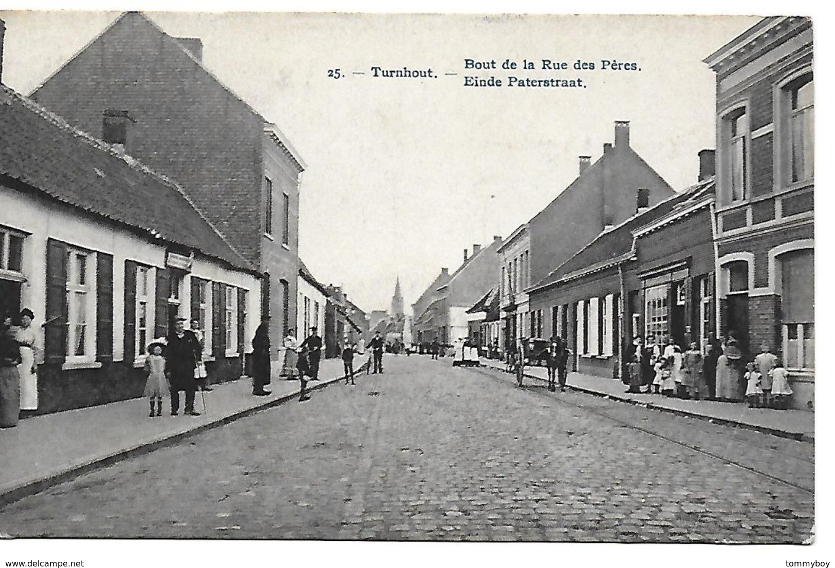 Turnhout, Einde Paterstraat, Verstuurd 1913 - Turnhout