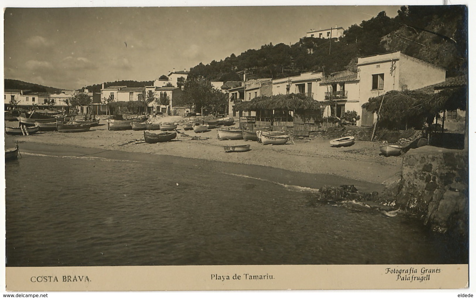 Costa Brava Playa De Tamariu Fotografia Granes Palafrugell - Gerona